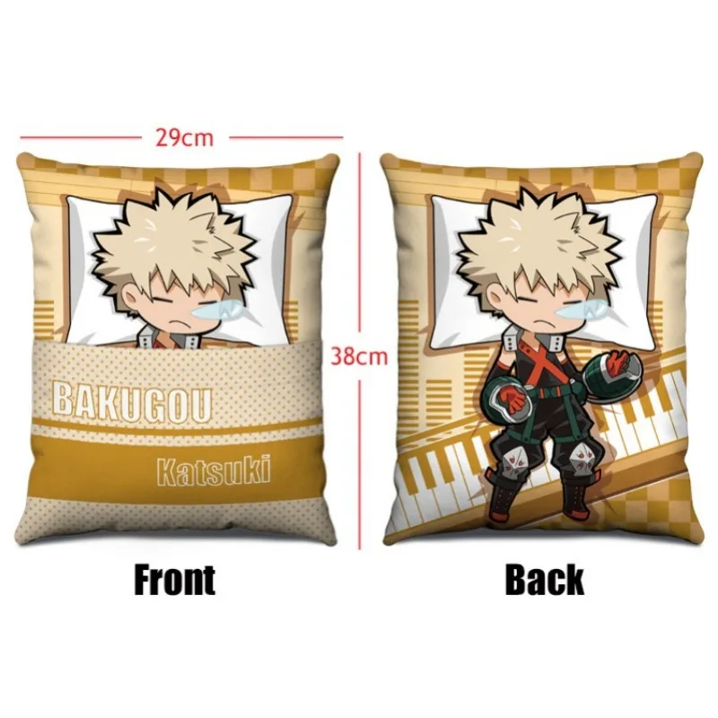 My Hero Academia Throw Pillow Anime Figure Midoriya Izuku Todoroki Shoto Bakugou Katsuki Deku Cosplay Plushes Sofa Cushion Decor