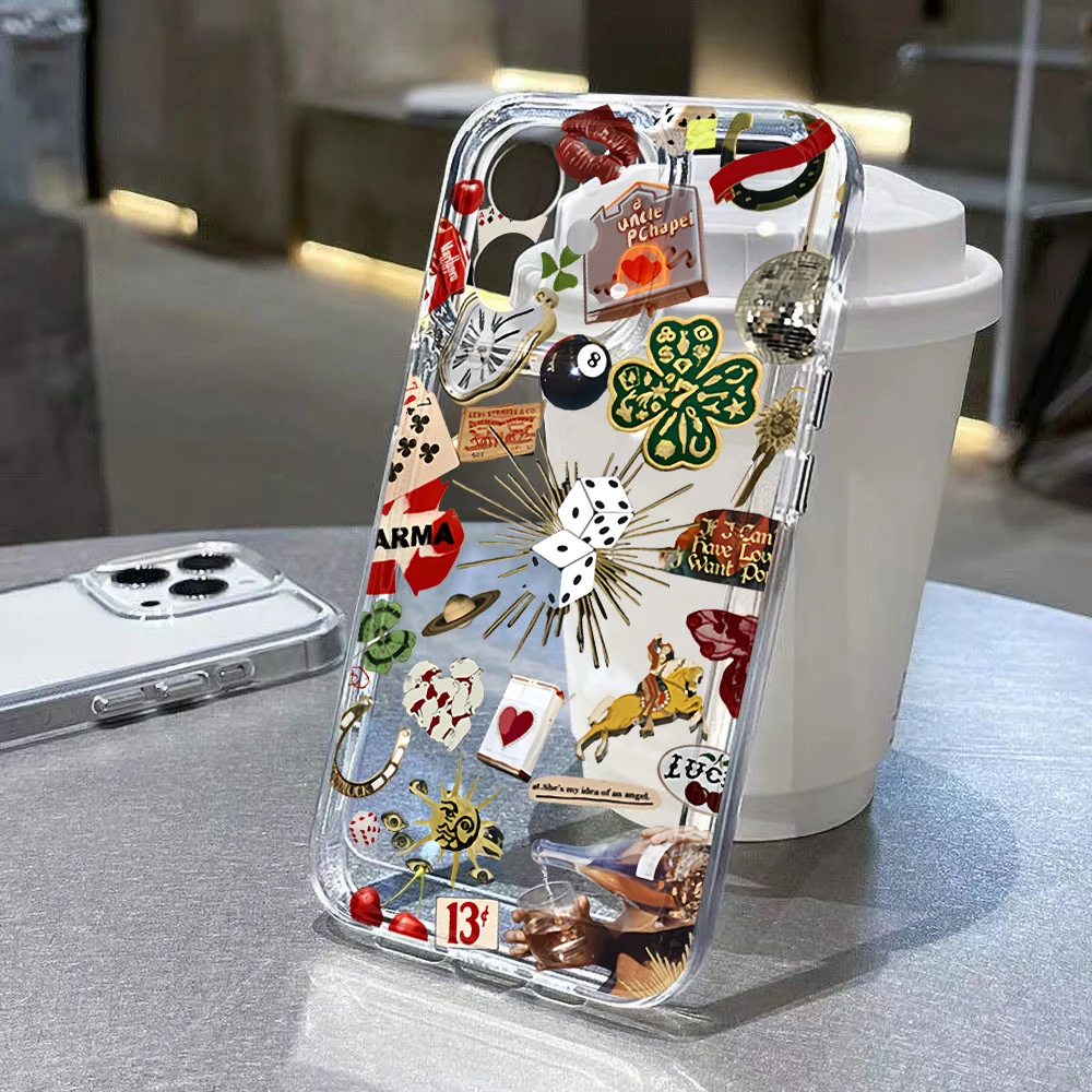 Clear Phone Case For Samsung A57 A37 A17 A07 A56 A55 A54 A53 A36 A35 A34 A33 A26 A25 A16 A15 A14 A13 A06 Colorful Fruits Cover