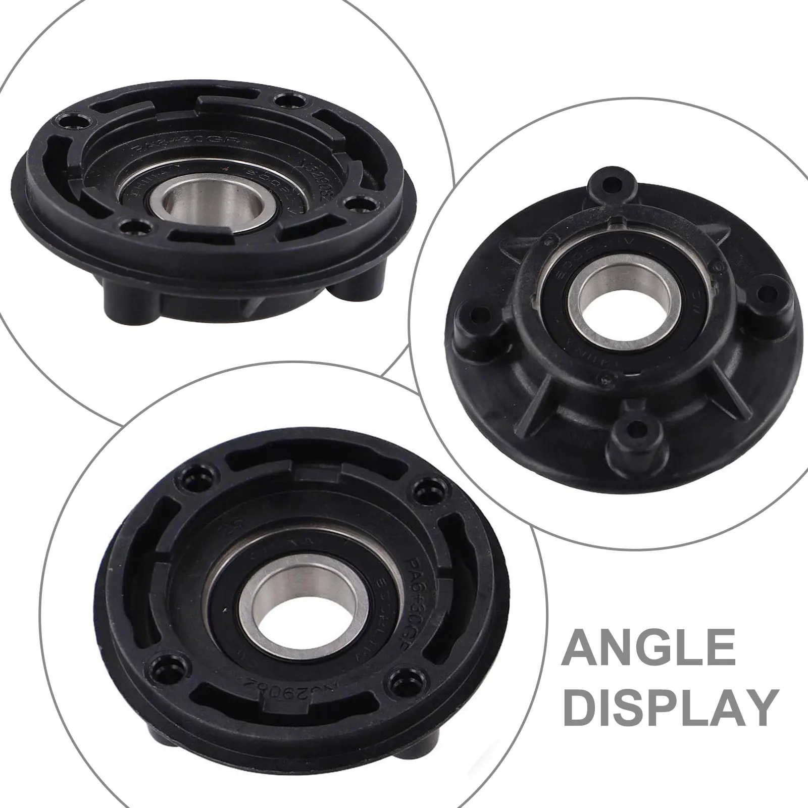 

Replacement Parts Random Orbital Sander Black Color Brand New Easy To Install High Quality Material Replace Old Accessories