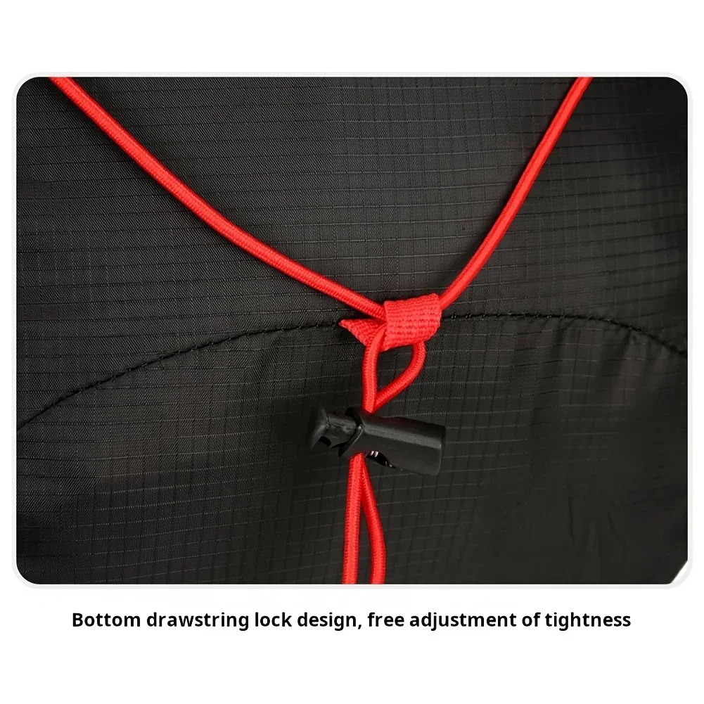 حقيبة ظهر صغيرة خفيفة الوزن وقابلة للتعبئة، خفيفة الوزن للغاية وقابلة للطي أثناء السفر والمشي لمسافات طويلة والتخييم للرجال والنساء وحقائب الظهر Bandolier