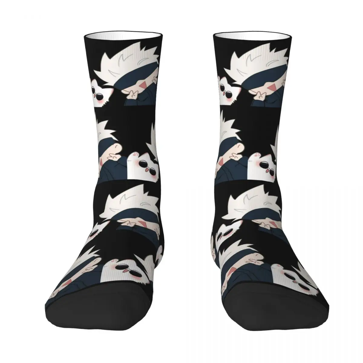 gojo Jujutsu Kaisen Men Women Socks Windproof Novelty Spring Summer Autumn Winter Stockings Gift