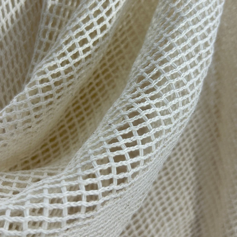 Cotton Linen Large Mesh Fabric for Clothing Decorative Background Fashion Designer Diy Sewing Material Cloth Handmade