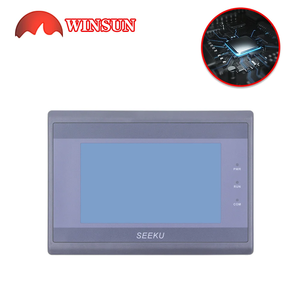 Seeku WS4320Transistor HMI PLC All In One 4.3 inch Touch Screen With Programmable Controller Integrated Panel RTC included