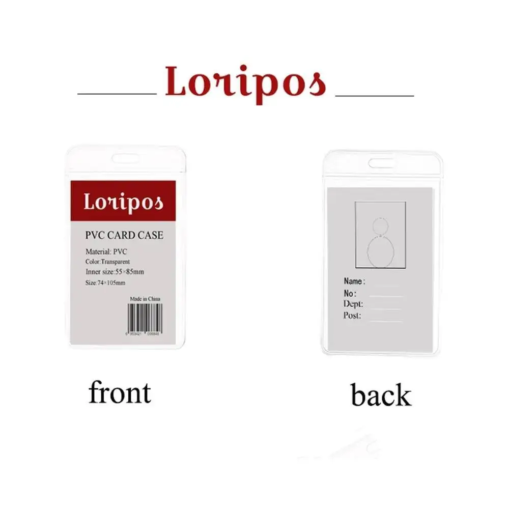 

50pcs Business Name Card Holder Cover Student Worker Id Badge Card Frame Label Tag Card Display Badge Card Case Waterproof