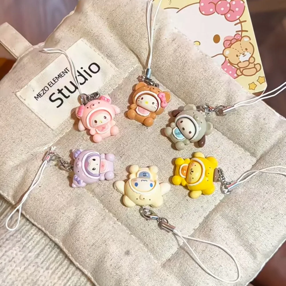 

New My Melody Key Chain Cartoon Cute Sweet Originality Modeling Schoolbag Pendant Fashion Delicate Personality Hangings Gifts