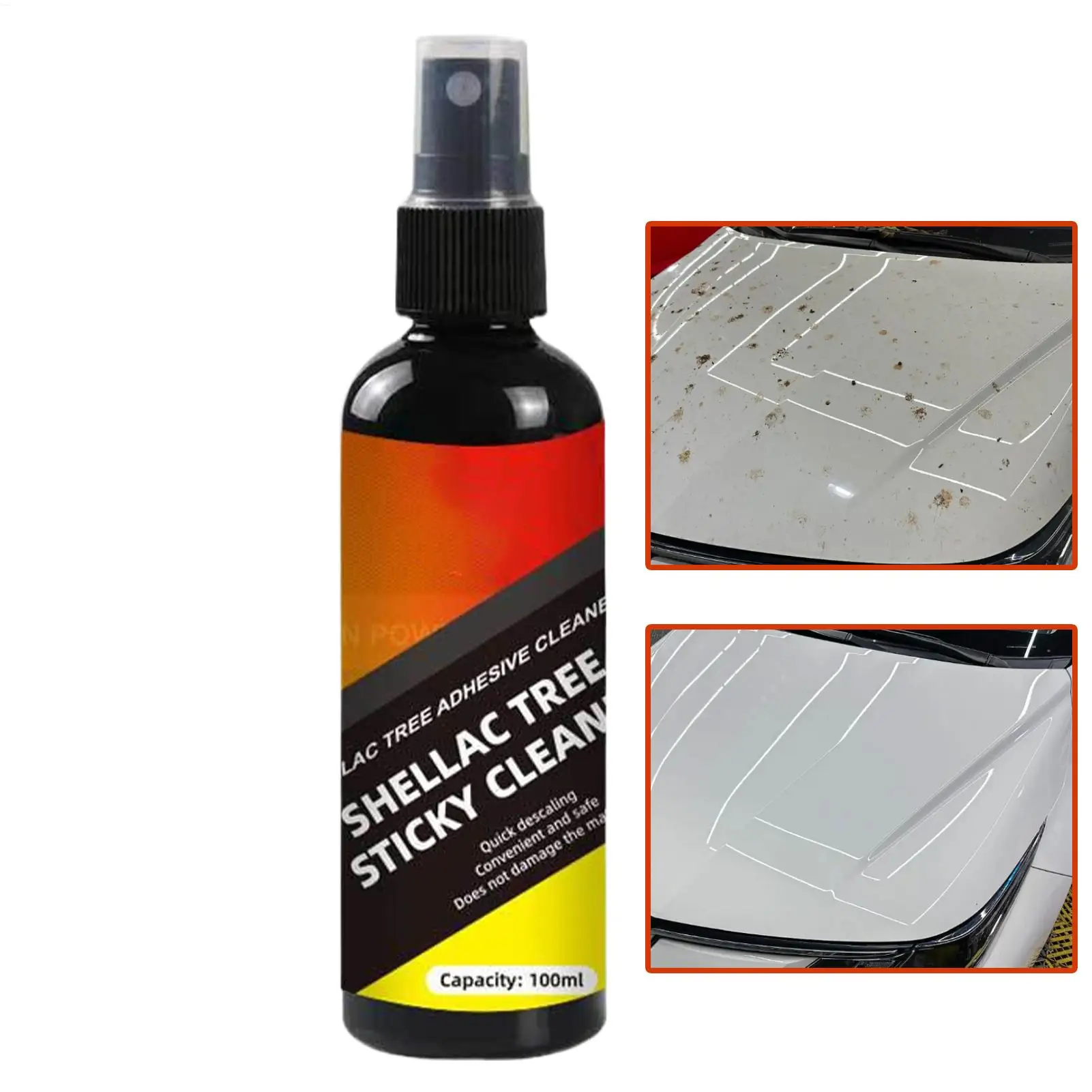 Bird Poop Remover Stain Cleaner Car Bird Poop Remover Tree Sap Remover Cleaning Spray Car Detail Spray bird droppings remover
