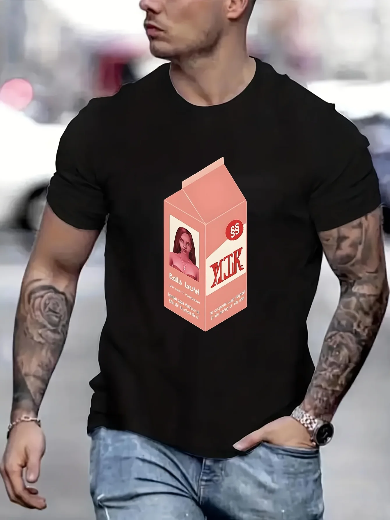 

Плакат Bella Goth Missing The Sims 2, футболки большого размера с картонной коробкой, подарки для парня, мужская одежда, милая футболка с рисунком B5022501