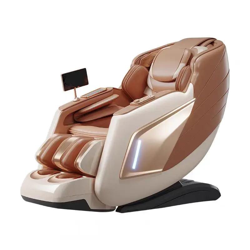 zero Gravity Electric Full Body Recliner Professional Massage Chair Human Touch Luxury White