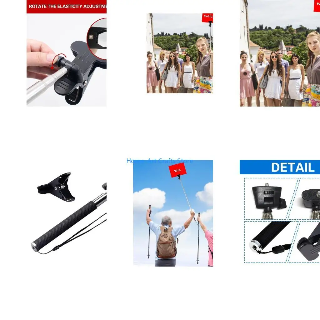 Y3NA Guide Portable Sign Holder for Parades and Protests Adjustable Handheld Display Stand for Indoor Outdoor Activities