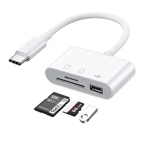 Typ C-Kartenleser-Adapter, TF, CF, SD, OTG-Autor, Compact Flash USB-C, iPad Pro, Huawei, MacBook, Samsung, Xiaomi 8 Main Sales Reader Book verwendet - №7