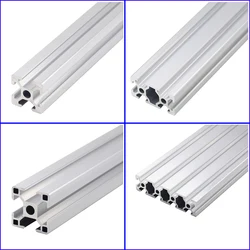 2020 2040 3030 2080 Aluminum Profile 100 200 300 350 400 450 500 550 600 mm Linear Rail Extrusion Extrusion CNC 3D Printer Parts