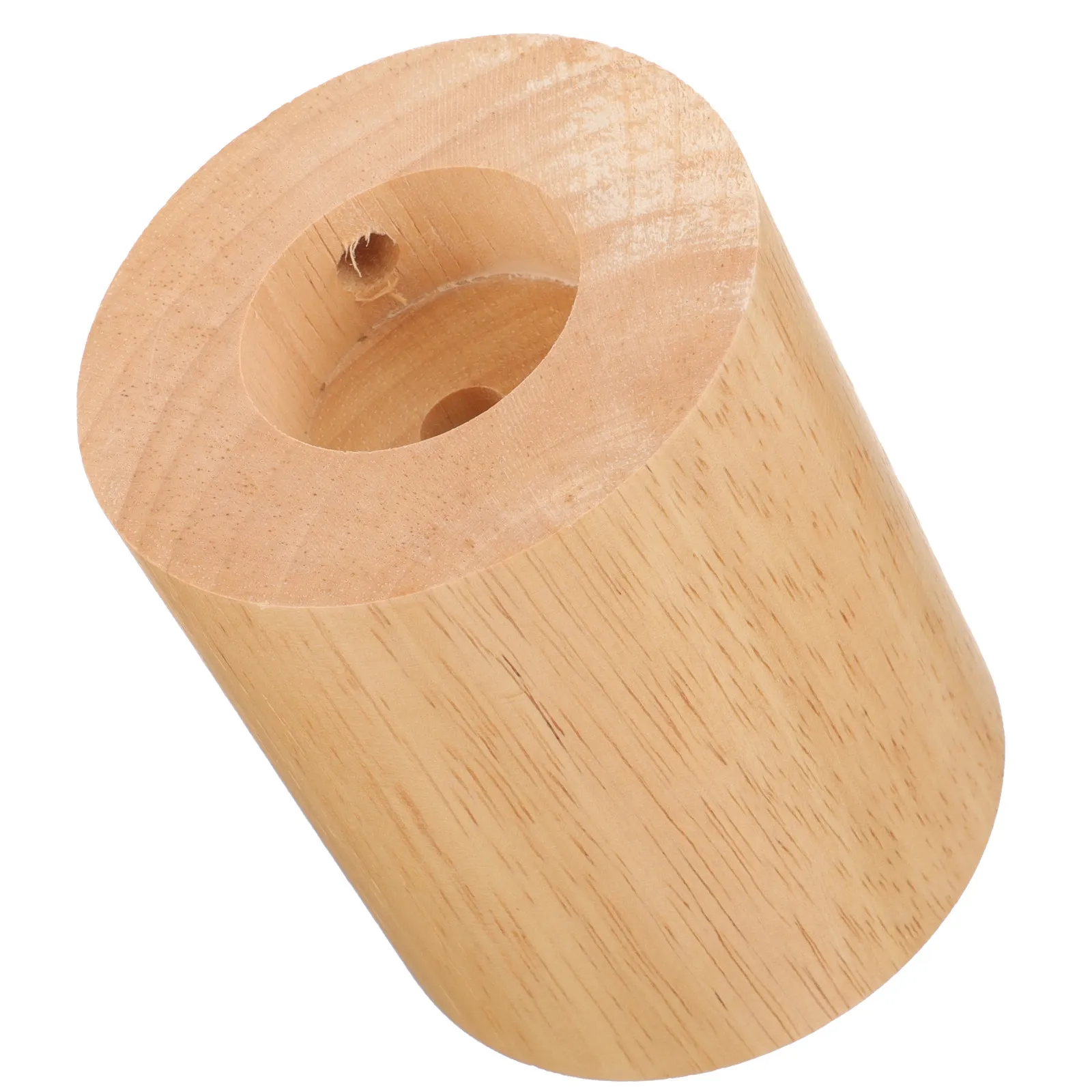 

Wooden LED Light Base Cylinder Lamp Base Simple Rustic Color Stable Table Lamp Stand for Bedroom Living Room Office Display