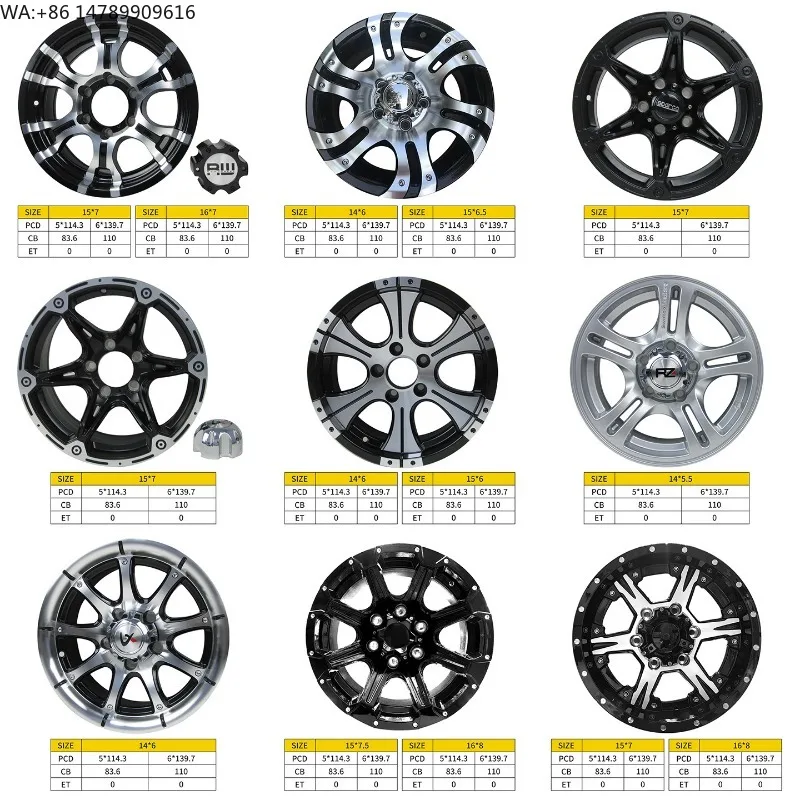 

High-End Custom Motorcycle Rims Made In ChinaDOT Certified Wheel Hub 14-16 Inch Foreign Trade Cross-border Aluminum Alloy Steel