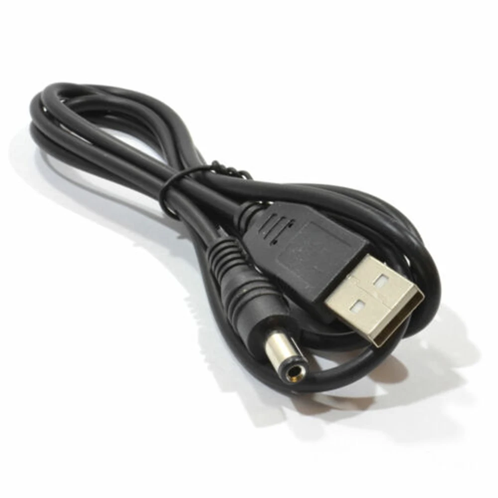 Cable de alimentación USB a DC, convertidor USB 2,0 para 2,1mm X 5,5mm, 5v, 2A, 2000Ma, 2m