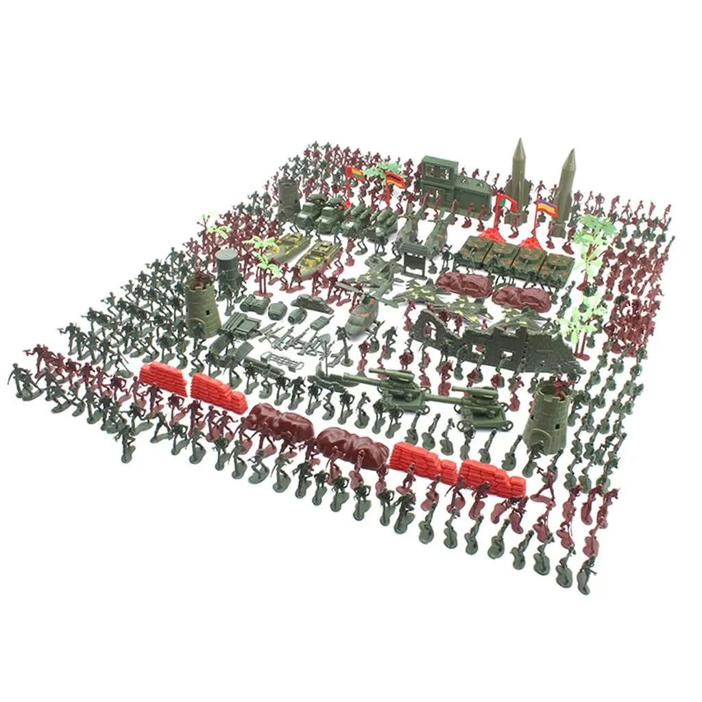 4 cm Soldaten Armee Figuren Spielset Bausteine Kunststoff Spielzeug für Kind Party Spiel