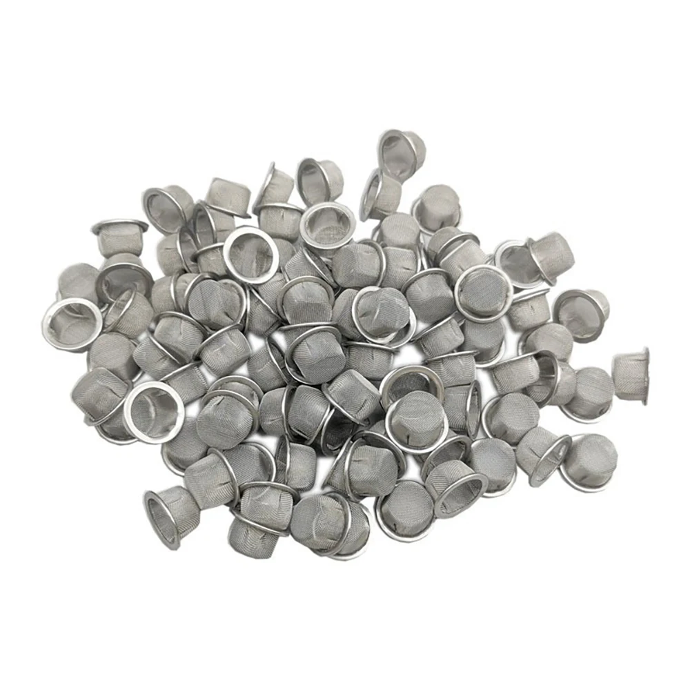 10/30/50Pcs Tobacco Smoking Pipe Metal Filter Screen Steel Mesh Smoking Pipe Filter Tobacco Accessories