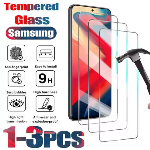 1-3 PCS Tempered Glass for Samsung A10 A30 A50 S A70 A80 Screen Protector for Samsung A11 A21 A31 A71 A12 A22 4G A52 5G A72 Film