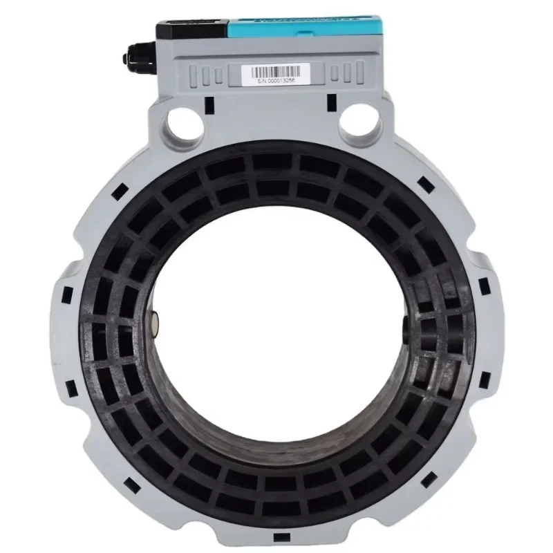 عداد المياه بالموجات فوق الصوتية DN125 DN150 توريد البطارية RS485 شفة اتصال IP68 مقياس تدفق المياه الرقمي ساندويتش من النوع