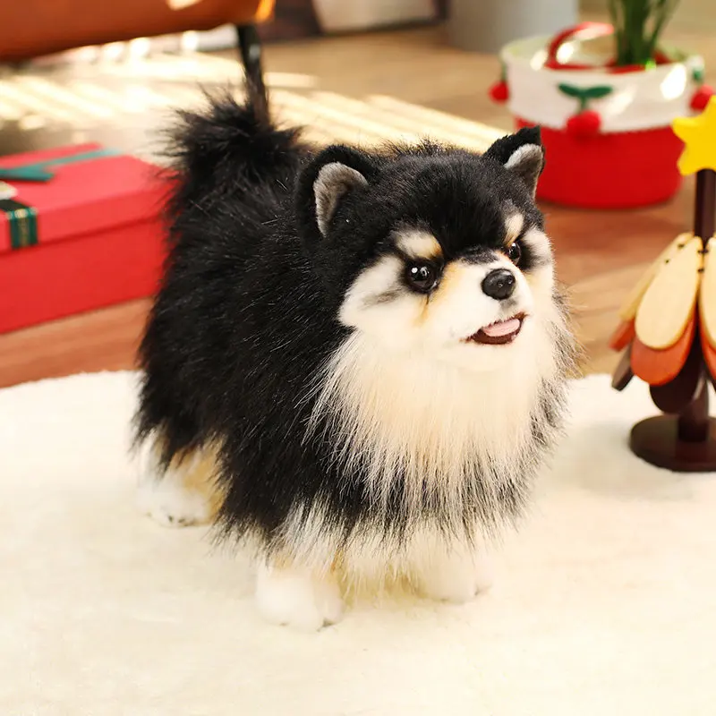 

Cute Chihuahua Plush Toy Simulation Animal Dog Puppy Toy Pet Playmate Gift Decoration 25x35cm DY10498