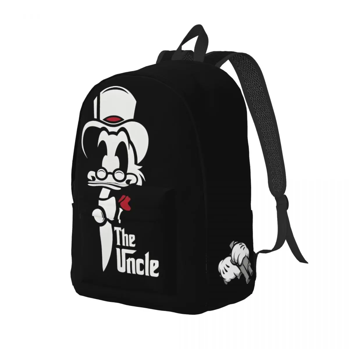 Birthday Hands Shooting A Gun Sturdy Shoulder Backpack Disney Mickey Mouse Good Quality Girl Boy Handbag Camping