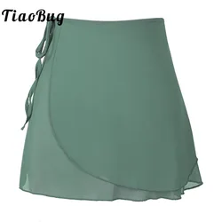 Ballet Wrap Skirt Women Girls Sheer Chiffon Dance Costume Adjustable Waist Tie Latin Ballet Dance Over Scarf Underskirt