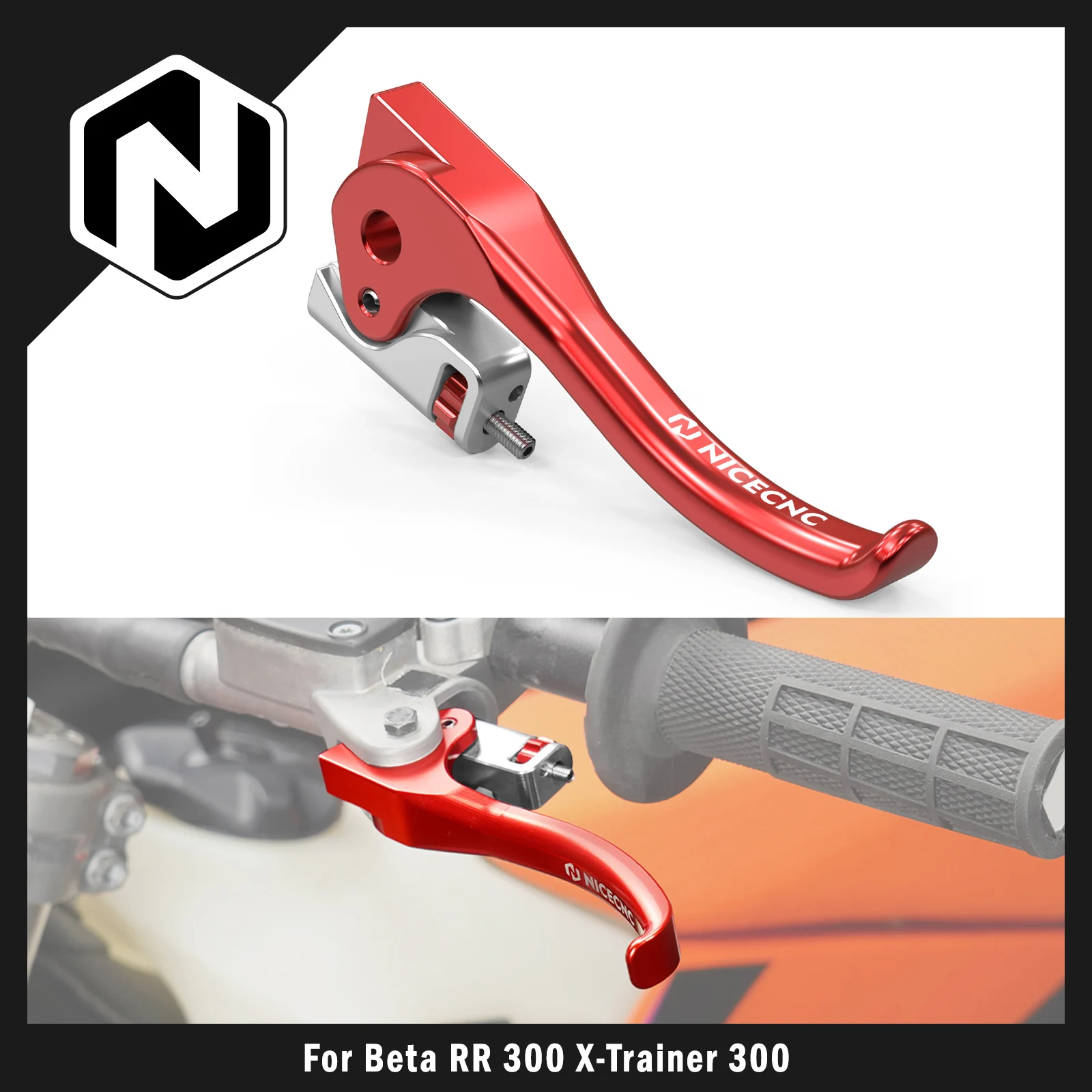 NICECNC For Beta RR 300 RR 250 2013-2026 Xtrainer 300 2015-2026 Shorty Clutch Lever For GasGas EX 250 MC 125 MC 250F MCF 350