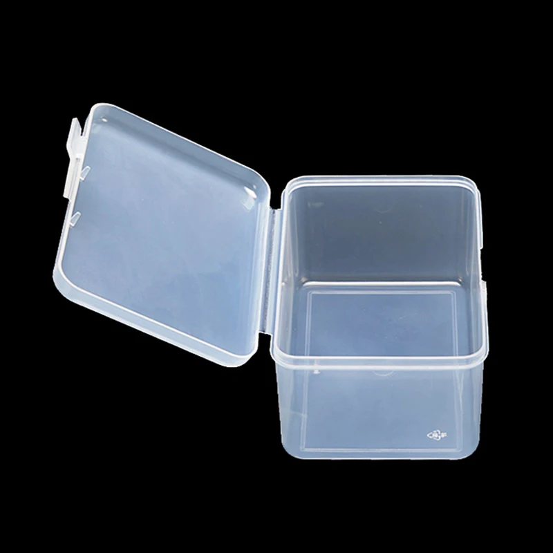 Boxes Rectangle Clear Plastic Jewelry Storage Case Container Packaging Box for Earrings Rings Beads Collecting Small Items