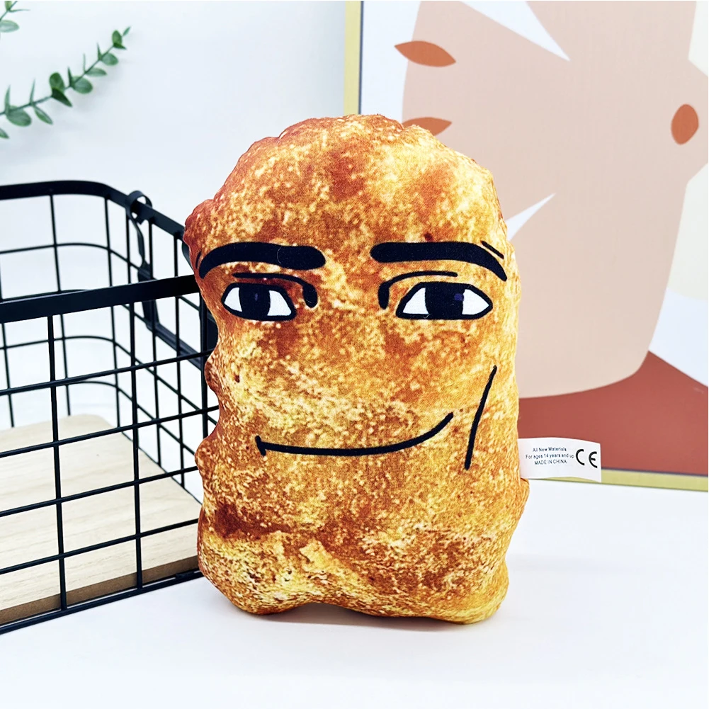 Chicken Nugget Meme Plushies Toy Cute peluche Doll simulazione Chicken pepite peluche cuscino regali di compleanno per ragazzi ragazze