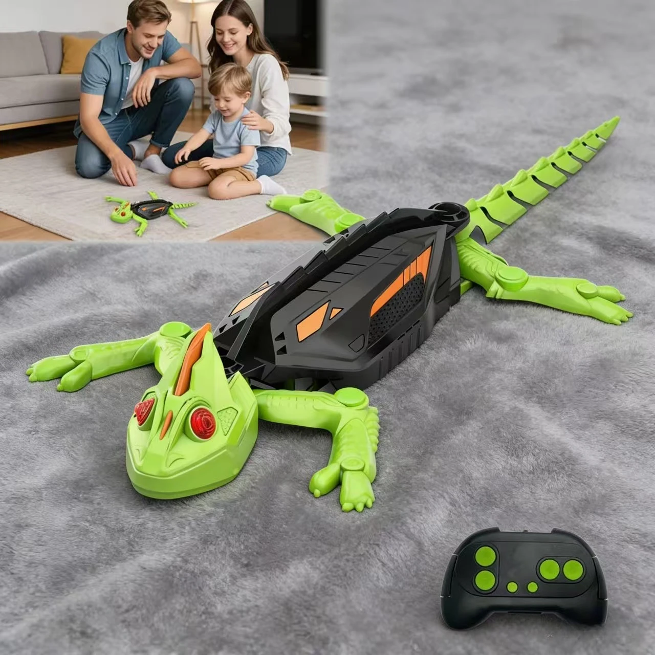 

Игрушка-робот Bionic RC Gecko, лазажи ящерицы, стеклянные и гладкие стены, принадлежности для рождественских украшений