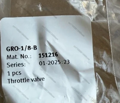 1PCS throttle valve GRO-1/8-B 151216 accessories