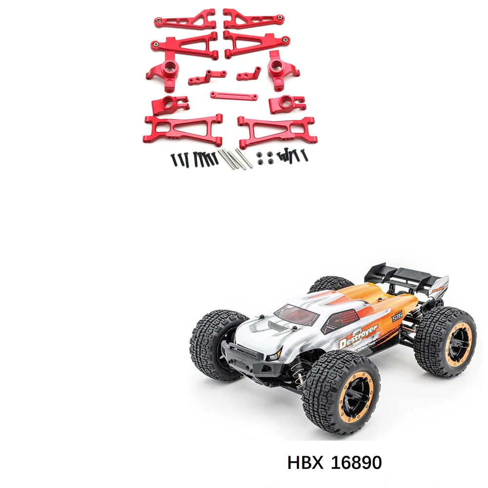 ABXE-Metal Upgrade Parts Kit Swing Steering Cup For Haiboxing HBX 16889 16890 SG1601 SG1602 1/16 RC Car Accessories