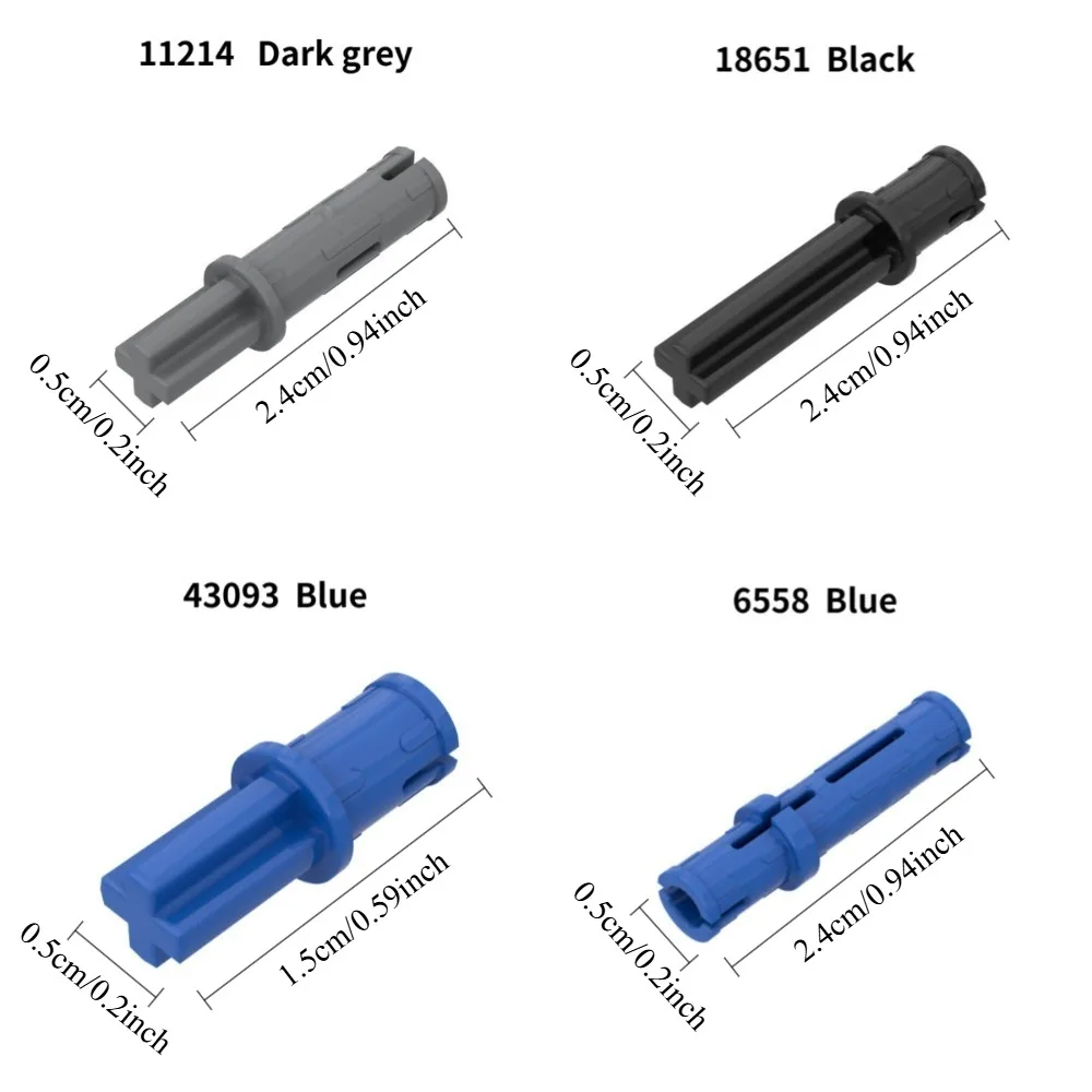 MOC Educational Building Blocks (11214,43093,6558,18651) Suitable for DIY Technical Assembly and Modification Toy Accessories - view 6