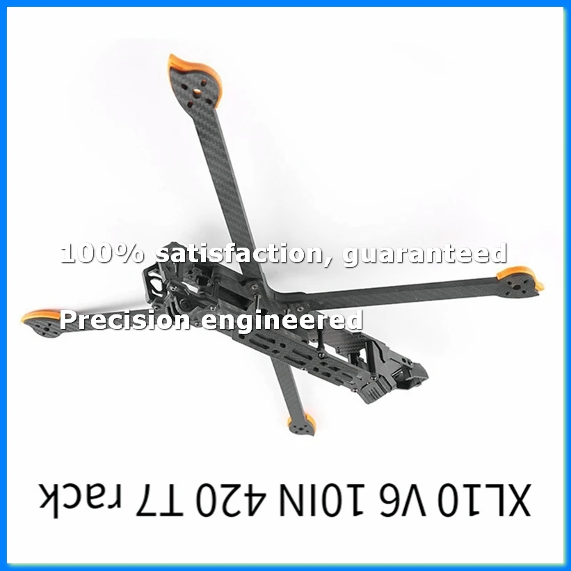 XL10 V6 10inch Wheelbase Carbon Frame Kit VISTA Digital Image Transmission FPV Aircraft Model Crossing Drone-DTA9