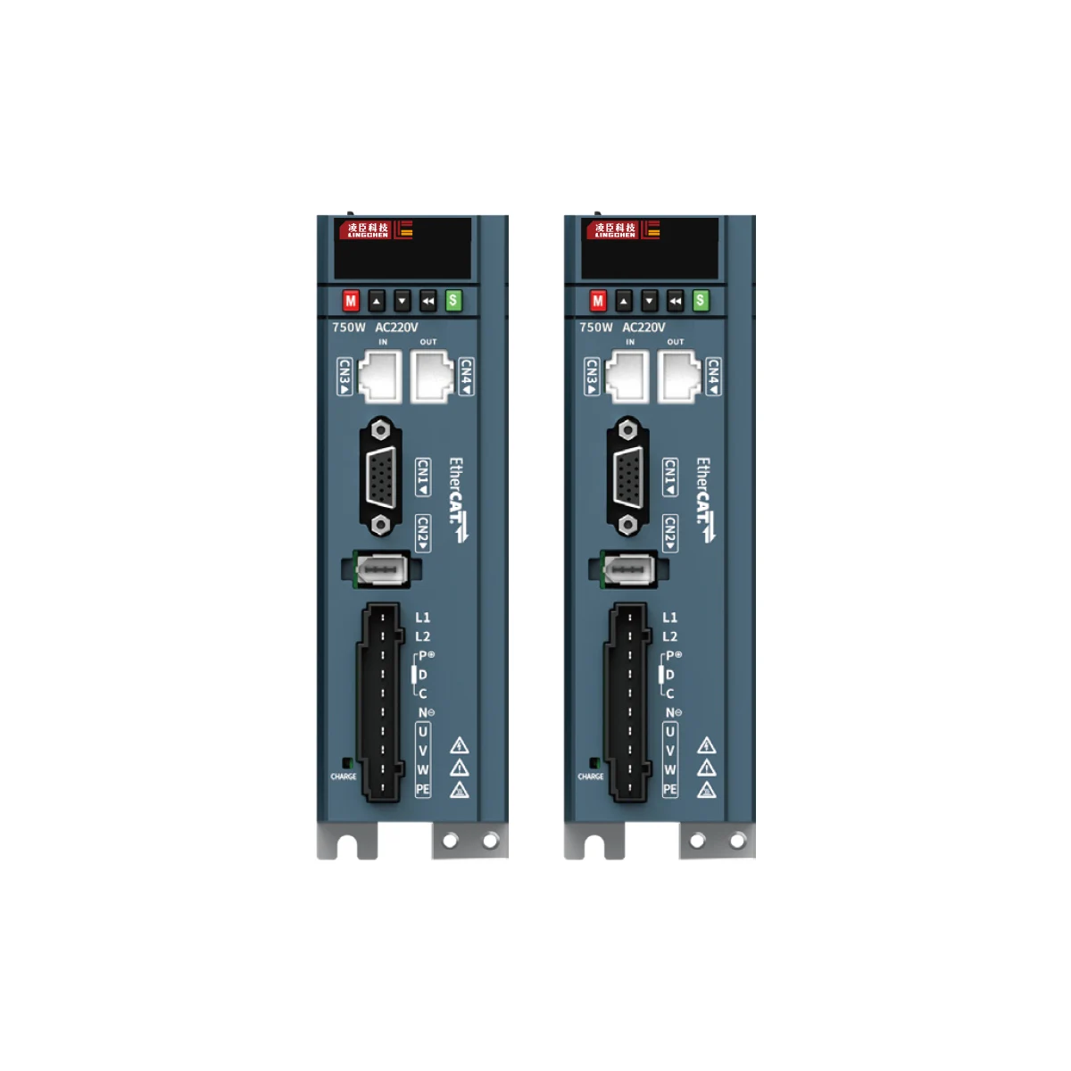 Customized 100w Digital Ac Servo Driver Inovance Servo Motor With Brake