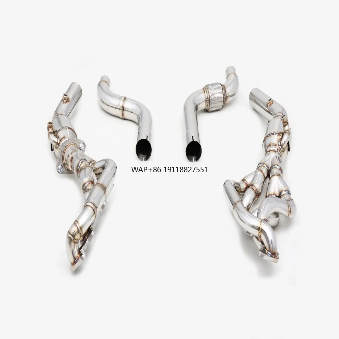 Custom Designed 304 Manifold Headers for Enhanced Performance Exhaust Pipes Mirror Polished 1.5mm Thick Made