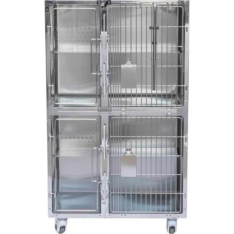 dog cat cage bank veterinary modular cage banks