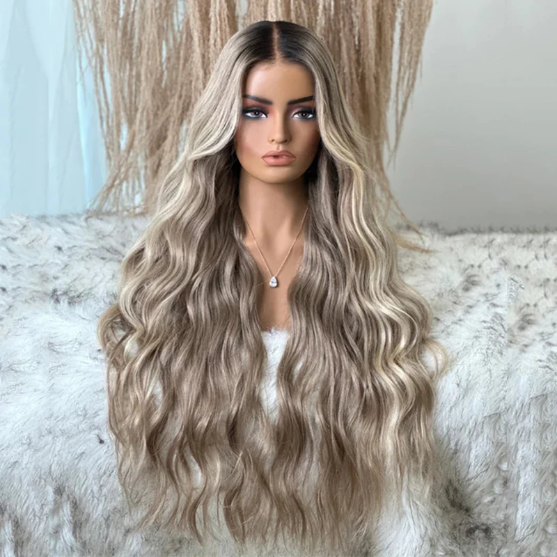 Long Synthetic Lace Front Wig  36 