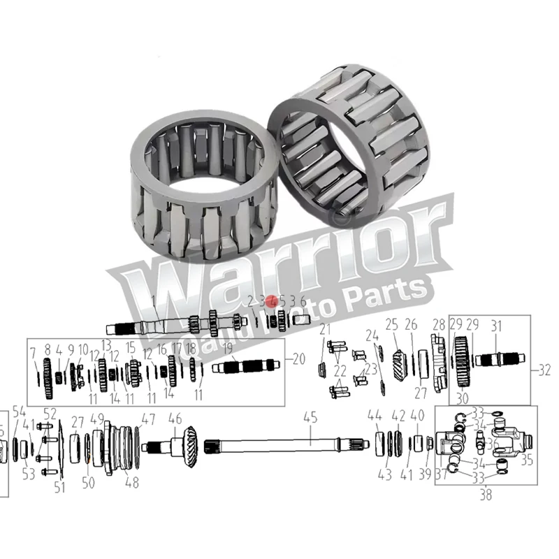 2PCS SECONDARY SHAFT BEARING 380630938-0001,FOR LONCINLX XWOLF 550L LX500AU CVT500,QUAD PARTS