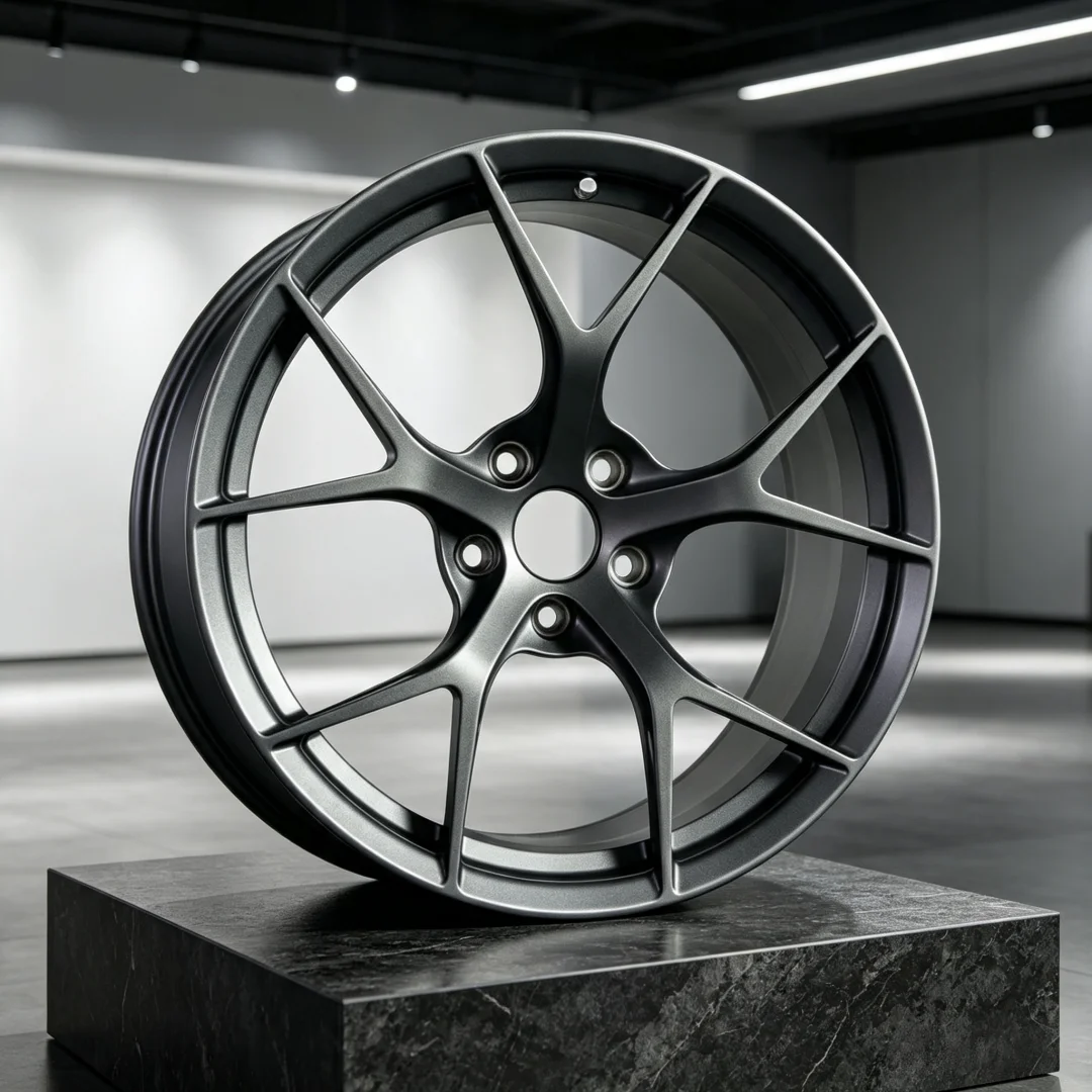 New 17-22 Inch Forged Aluminium Alloy Wheels  Gray Machine Split 5 Spoke DOT Certified Custom PCD Offset Width Wholesale OEM