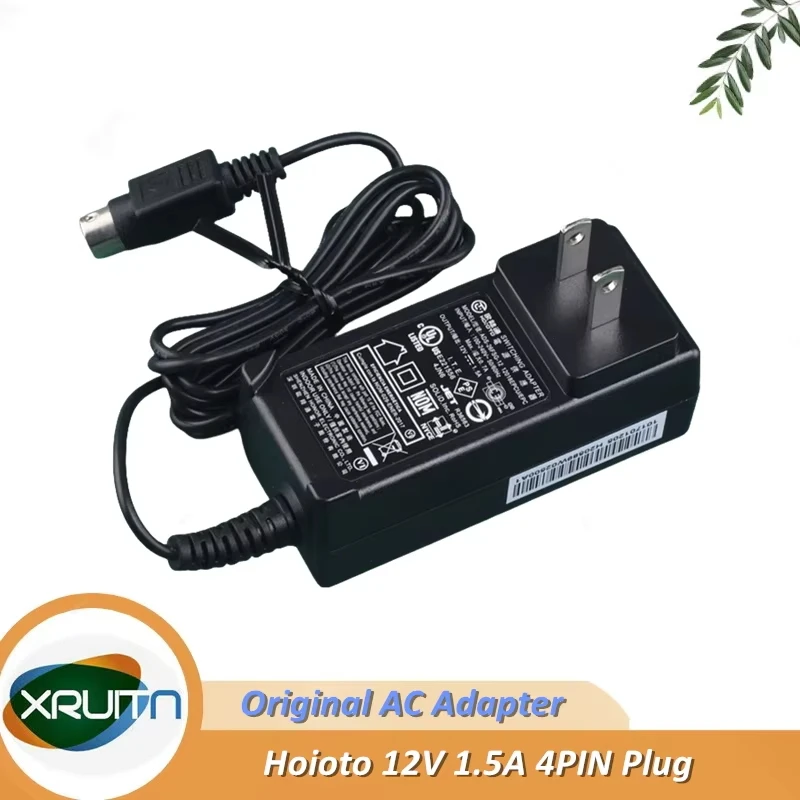 For Hikvision Video Recorder Power Supply ADS-26FSG-12 12018EPCU/EPC Genuine HOIOTO AC Switching Adapter 12V 1.5A 18W Charger