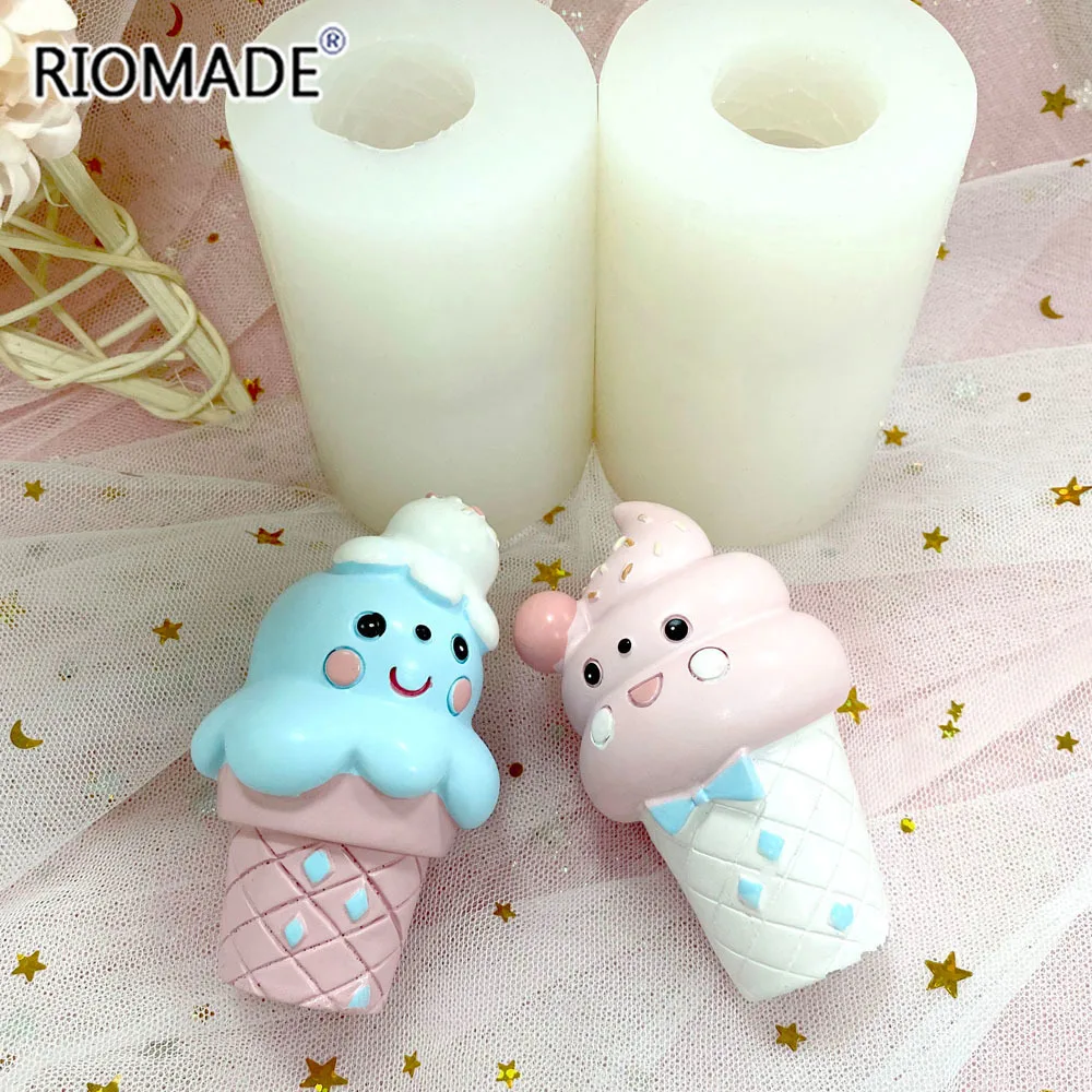 Ice Cream Silicone Mold Cute Styles Octopus Poop Model Baking Candy Fondant Cake Decoration Tools Handmade Candle Plaster Mould