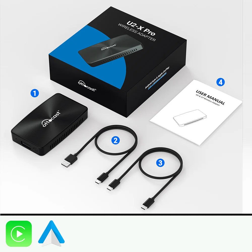 OTTOCAST U2 X PRO Car Accessories Bluetooth Adapter Wireless
