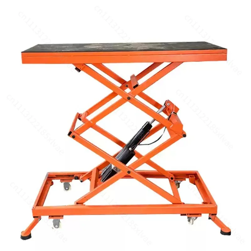 Electric Hydraulic Scissor Lift Table Workbench Mobile Trolley for Bricklaying Interior Decoration Construction