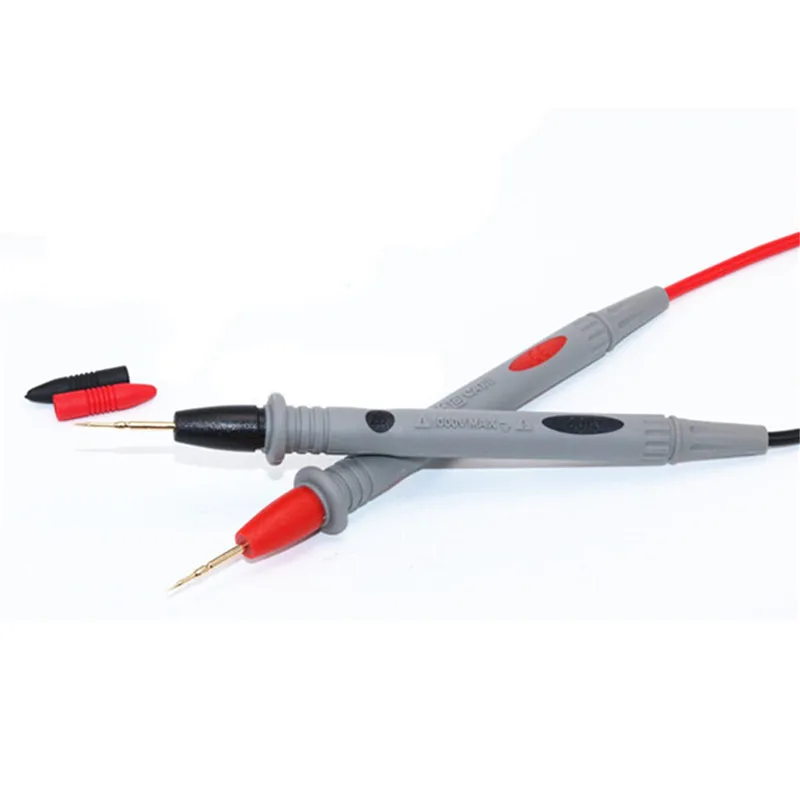 1 Pair Probes Multimeter Test Leads 20A 1000V Needle Tip Meter Digital Multimeter Oscilloscope Gold-plated Copper Needle Test image 3
