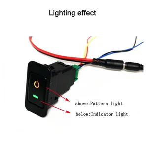 LED DRL Fog Light for vehicle monitoring, radar switch button, music power supply, spotlight, Honda Fit 04-07, 1pc 10 Main Sales Switch Honda Fit Air Conditioning - №2