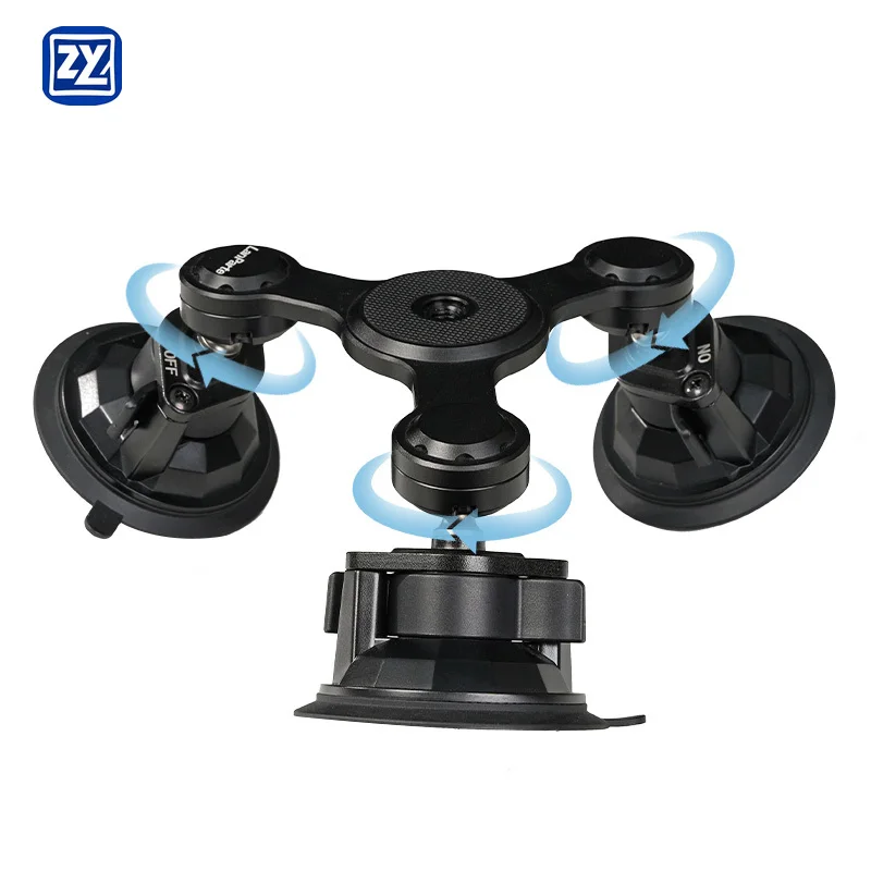 

Крепление на присоске для автомобильной камеры с поворотом на 360 градусов, основание на присоске для экшн-камеры для видеосъемки в автомобиле