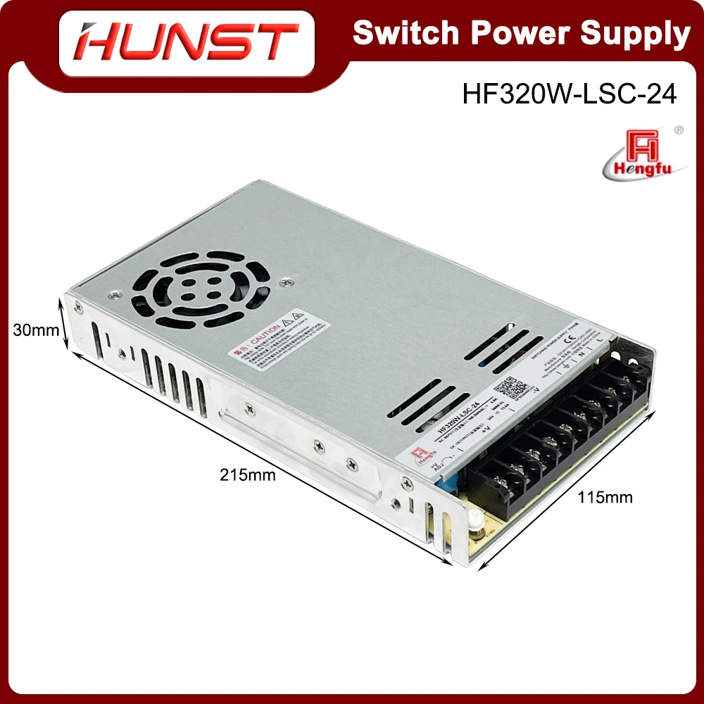 HUNST HF320W-LSC-24V 100-240V Switching Power Supply Suitable For CO2 Laser Marking Machine, Engraving Machine