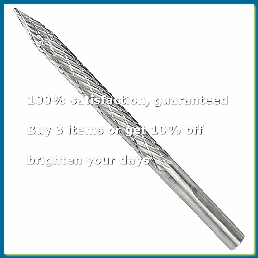 3/16In 4.5Mm High Carbide Steel Burr Bits Tire Reamers Carbide Cutters Rotary Files Reamers Wire Cutter Tire Repair Tool