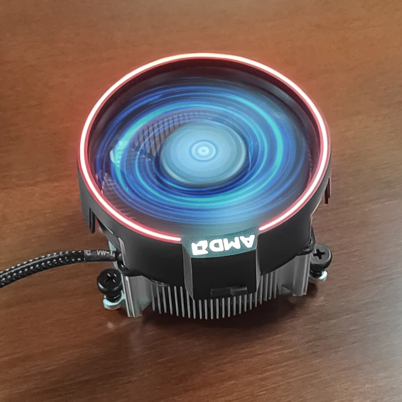 

2025 hot sale Am4 AM5 CPU Cooler Round Copper Radiator and LED Heatsink 12V Air Cooling Fan for PC Processors