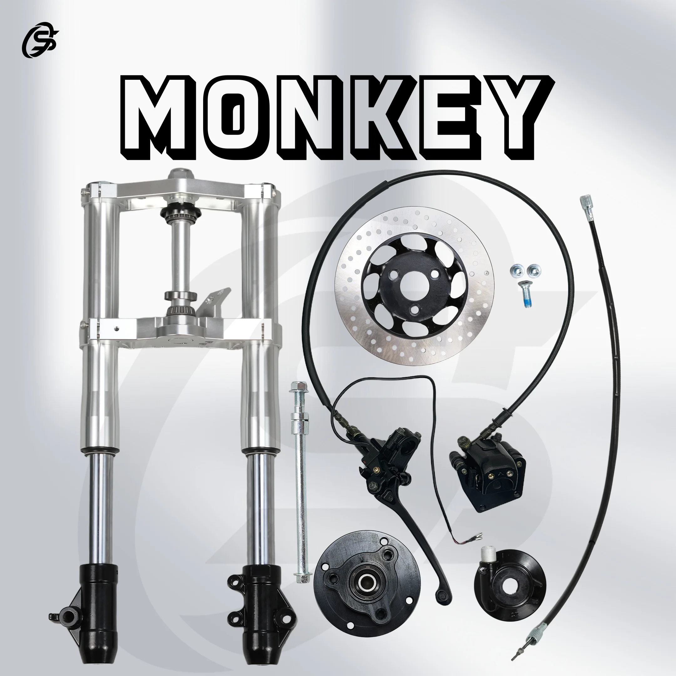 45mm 540mm Front Shock Absorber Kit Z50 CNC Fork Set Rebound Speed Unadjustable Motor Accessories Monkey Z50 Parts